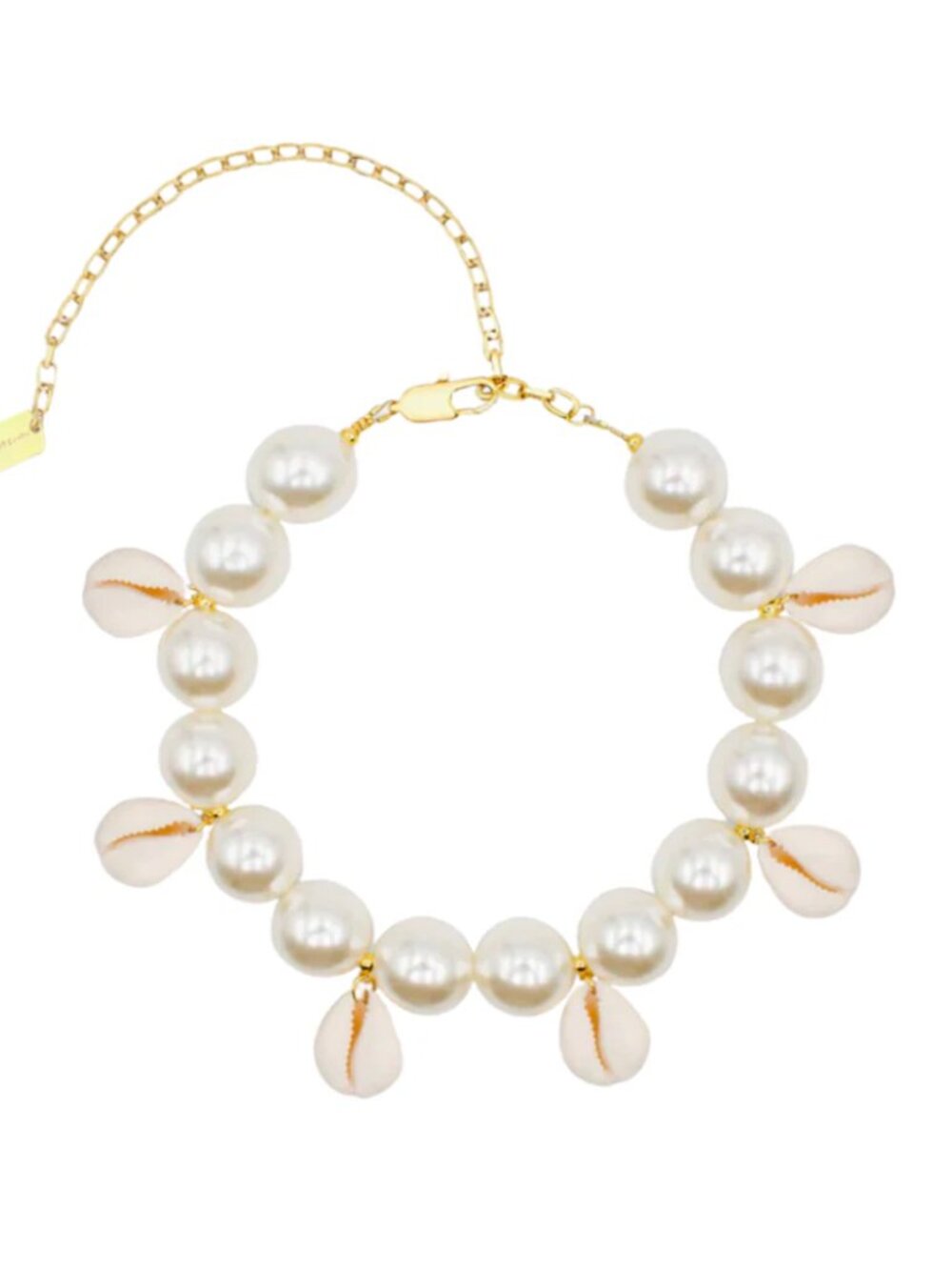 THE SHELL DEALER | Pearl and Shell Charm Necklace